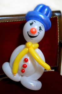 Sculpture de ballons on Marjolaine Magicienne 